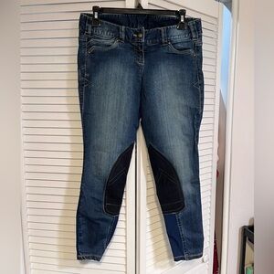 Ariat NWOT denim riding breeches, 30R.